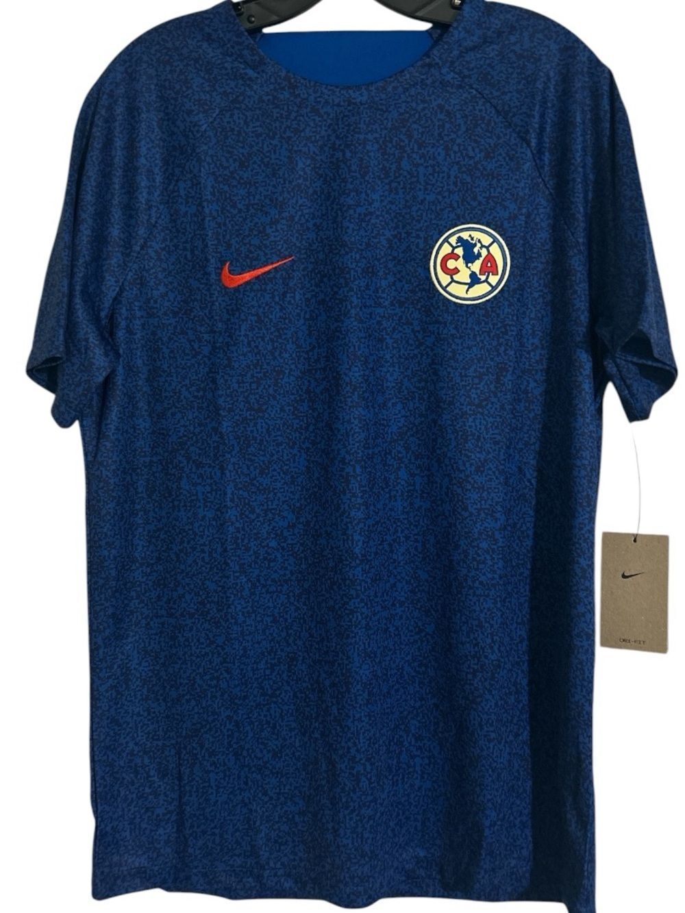 NIKE MEN'S CLUB AMERICA 2023/24 PRE-MATCH JERSEY BLUE/RED Large